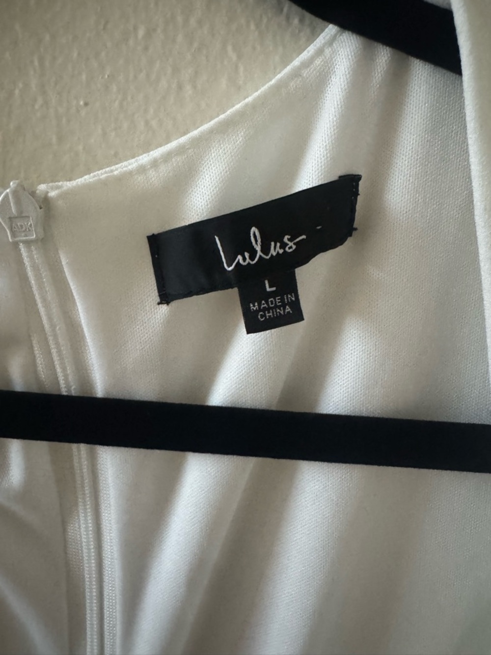 Lulu's Enticing Endeavors White Square-Neck Wide-Leg Jumpsuit - Picture 4 of 4